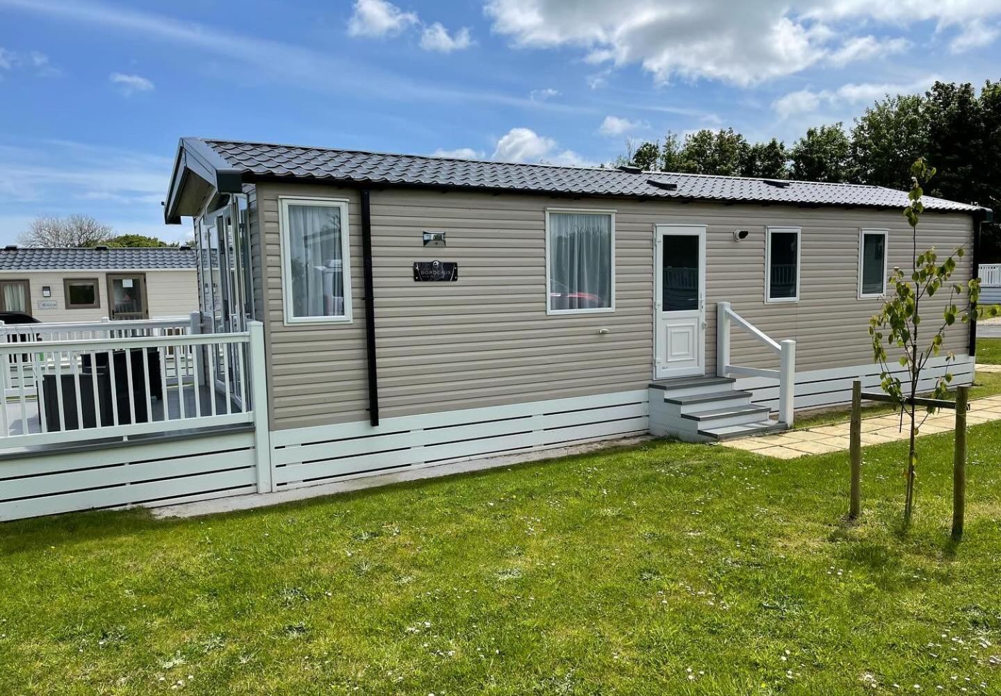 Luxury Caravan Cornwall Sleeps 4 Countryside View St Austell Buitenkant foto